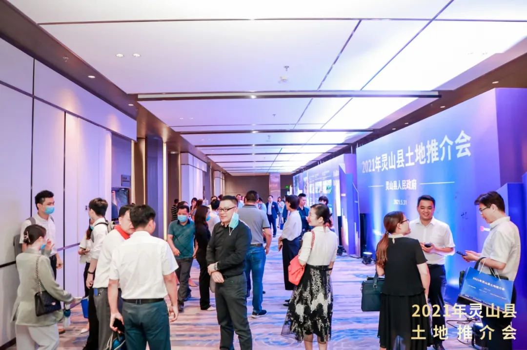 2021年灵山县土地推介会在南宁举行6幅优质地块与新城规划现场揭秘