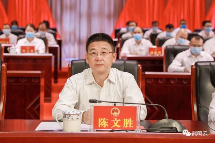 武鸣区党委书记陈文胜出席会议