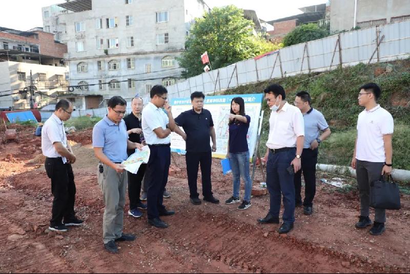 兴宁区区委副书记区长林涛林涛带队调研五大攻坚工程旧改项目进展及鸡