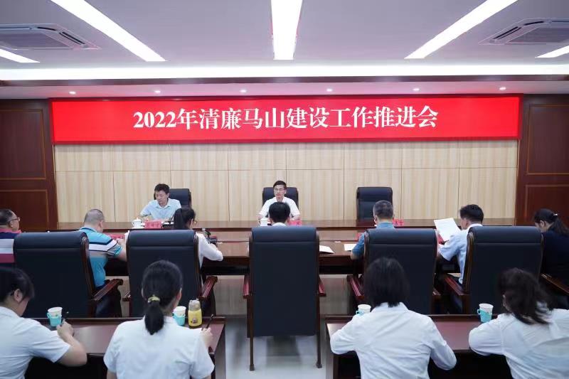 会上,马山县委常委,县纪委书记,监委主任廖军做了讲话,分析清廉马山