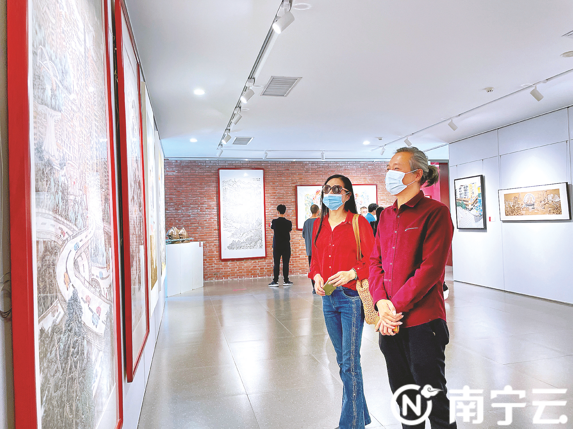 新时代新南宁美术作品展在南宁书画院开展