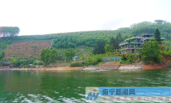 大王滩饮用水源保护区惊现别墅 洋房庭院自带码头_南宁新闻网