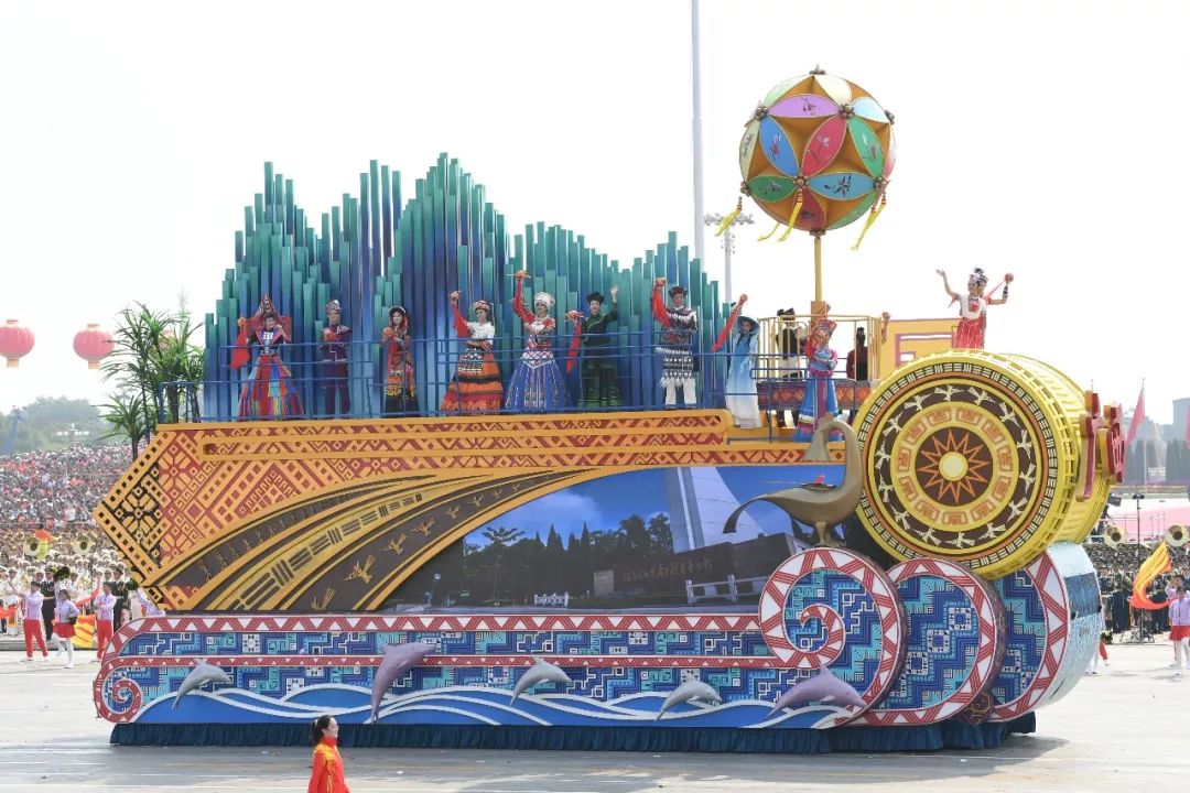 壮美广西彩车回广西了将在家门口展出约吗