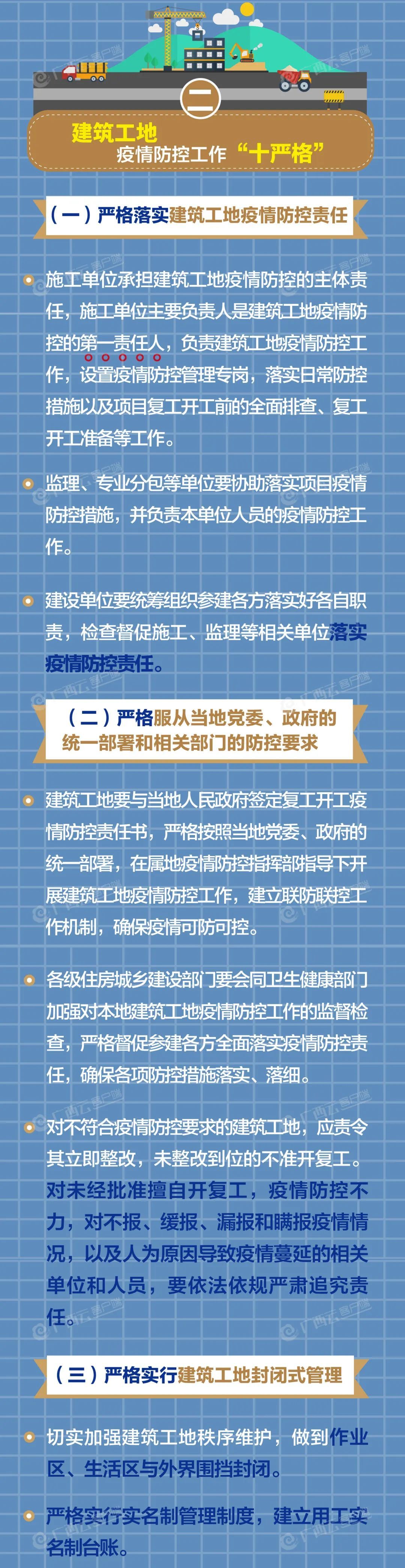 "十严格"图解|广西工厂企业和建筑工地疫情防控怎么做?