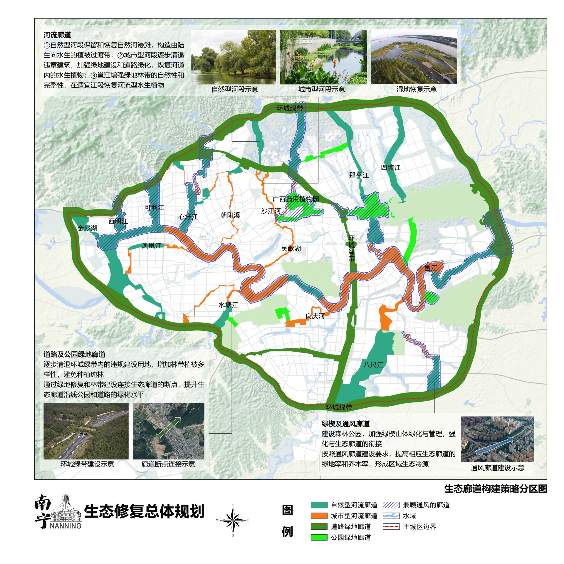 主城区950平方公里7类生态功能区南宁市生态修复总体规划公示