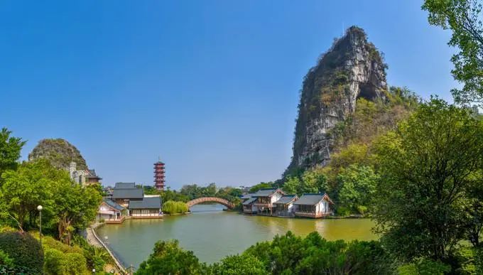 这个"5a"景区就在桂林市区!唐宋建筑,人文古迹,湖光夜景.