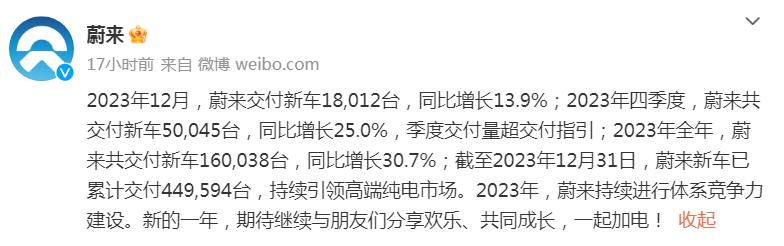 比亚迪官宣：年销量破300万辆，新能源车销量同比增长超六成